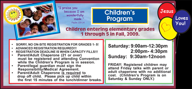 Children's Program 2009